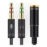 Cable Adaptador 1 Hembras A 2 Macho Jack 3.5mm Pc Divisor 