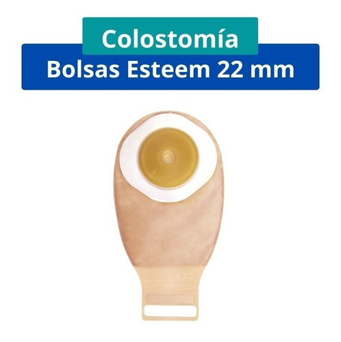 10 Bolsa Drenable Colostomia Esteem  22mm Convatec 