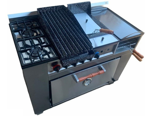 Cocina Tecnocalor 2h + Plancha Freidora Parrilla Y Carlitero