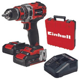 Taladro Impacto 2 Baterías 2.0ah Más Cargador Einhell Color Rojo