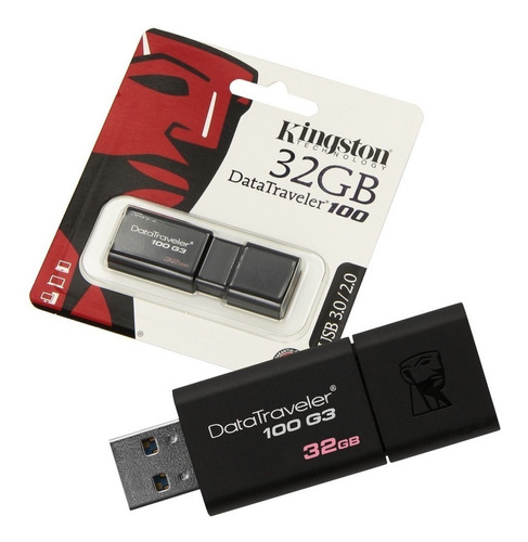 Pen Drive Pendrive Kingston 32gb Dt Usb 3.0 Original 100%