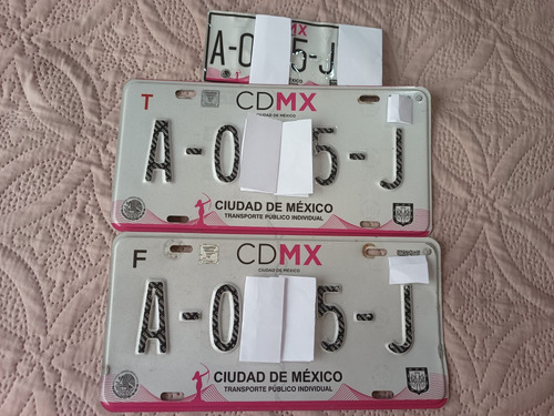 Se Venden Placas De Taxi De La Cdmx 