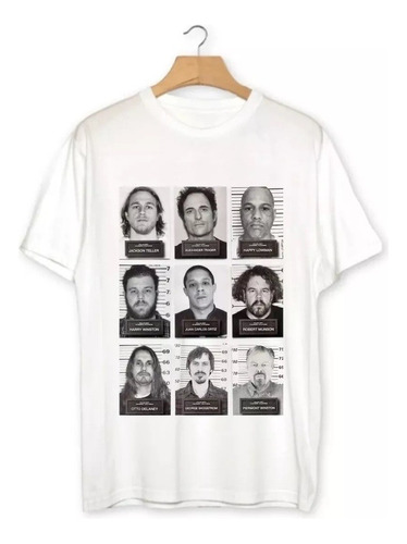 Camiseta Sons Of Anarchy Mugshot Unissex11111