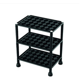 Estante Organizadora Modular 3 Andares Em Plástico Preto