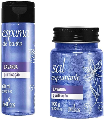 Kit: Espuma De Banho E Sal Espumante | Aromaterapia