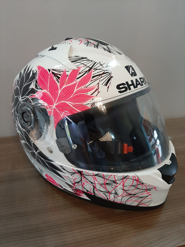 Capacete Shark S700 Com Viseira Interna Fume Usado