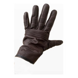 Guantes Moto Cuero 100% Old School Vintage Cafe Racer