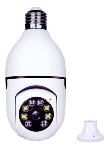 Camera Ip Inteligente Lampada Visão Noturna Baba Wifi  Espiã