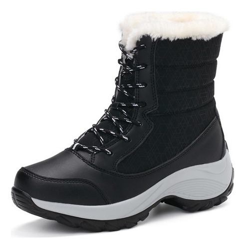 Nuevos Zapatos De Mujer De Felpa De Invierno Botas De Nieve