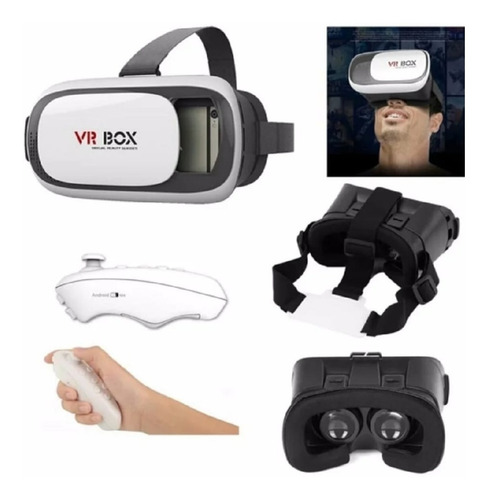 Gafas De Realidad Virtual Vr Box 2.0 + Control