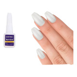 200 Uñas Postizas Enteras Coffin Natural + 1 Pegamento Ydnis