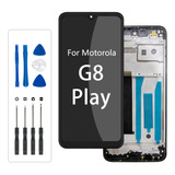 Pantalla Táctil Lcd Para Motorola G8 Play Xt2015 Con Marco O
