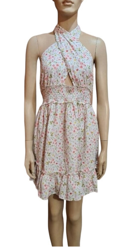 Vestido Floreado Cruzado Aerie By American Eagle