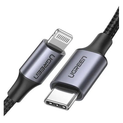 Ugreen Cable Para iPhone De Carga Rápida Ugreen 1m Mfi Negro | Envío gratis