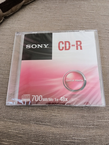 4 Paq 10 Pzas Sony Cd-r700mb/mo 1x-48x 80min (+ 4 Cd Regalo)