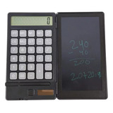 Calculadora Plegable Tableta Pantalla Notas Bolígrafo Solar