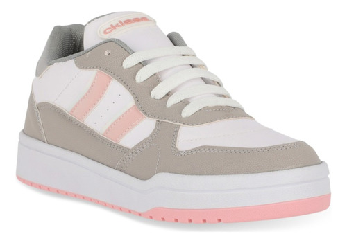 Tenis Sneakers Dama Piso Blanco Multicolor Sintético 338-16