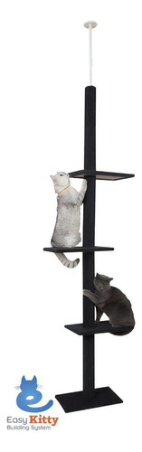 Torre Rascador Para Gatos 3 Niveles Cat Craft 2.3 Mts