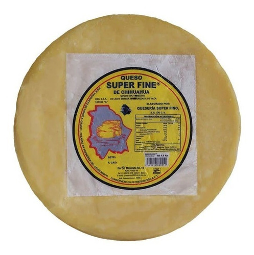 Queso Chihuahua Super Fino Menonita 1.5 Kg