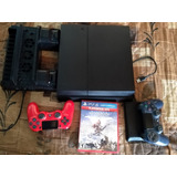 Ps4  3 Juegos + Uno De Regalo, 2 Controles Y Accesorios 