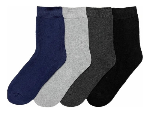 Pack 12 Pares Calcetines Medias Bambú Hombre Grueso Invierno