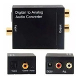 Adaptador Conversor Ótico Toslink E Coaxial Digital P/ Rca