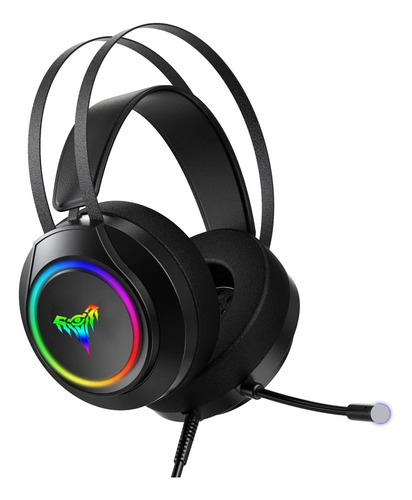 Auriculares Gamer Con Micrófono Y Luz Led Usb Naxido