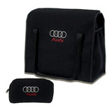 Kit Bolsa Organizadora Porta Malas Audi Bordada E Necessaire