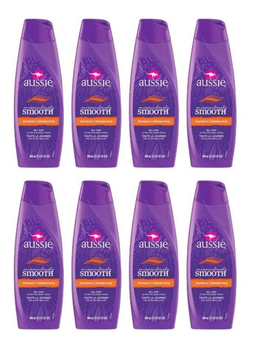 Shampoo Aussie Smooth 400ml Kit C/ 8