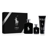 Polo Black 125ml + 40ml + 100ml After Shave Set 
