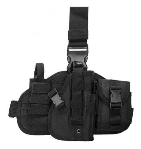 Funda Piernera Pistolera Tactica Militar Ajustable Molle