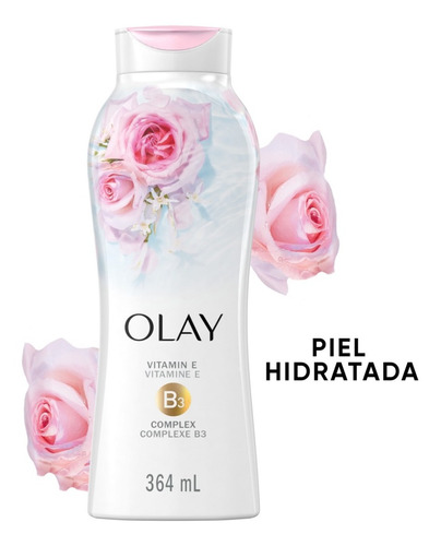 Jabón Líquido Olay Aroma Rose Water  364 Ml