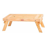 Mesa Matera Holz De Pino Lustrada Plegable 33 X 64 X 25 Cm.