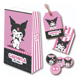 Kit Imprimible Personalizado Cumpleaños Kuromi