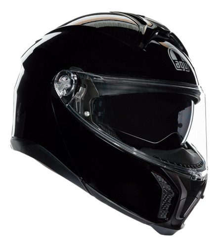 Casco Agv Tourmodular Negro Con Plk