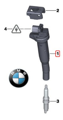 Bobina De Encendido Para Bmw Z4 E85 M3.2 Repuesto Foto 3