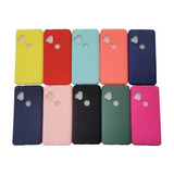 Funda Forro Goma Para Motorola One Hyper + Vidrio Ceramico