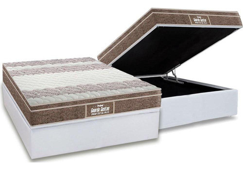 Cama Box Baú Casal: Colchão Anatômico Probel D33 / Ep Guard