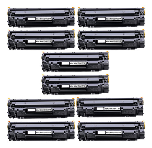 Kit 10x Toner Laser Ce285a 285a 285 P1102 P1102w M1132 M1212