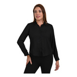 Camisa Blusa Manga Larga Moda De Mujer Palassi Tallas Extras