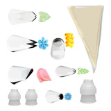 Kit 6 Bicos De Confeitar Wilton + 50 Sacos Confeitar