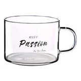 Taza De Cristal Con Forma De Letra Grande Con Asa, Taza De