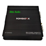 Amplificador Scandaltek 2 Ch St-da6002 1200w Max Color Negro