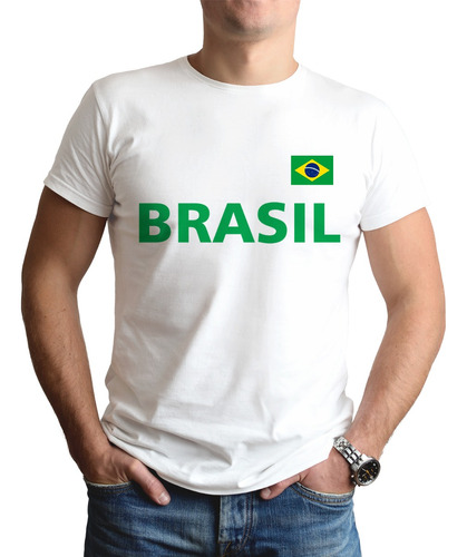 Camiseta Camisa Copa Do Mundo Selecao Brasileira Brasil