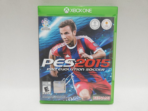 Capa Pes Pro Evolution Soccer 2015 Original Para Xbox One 