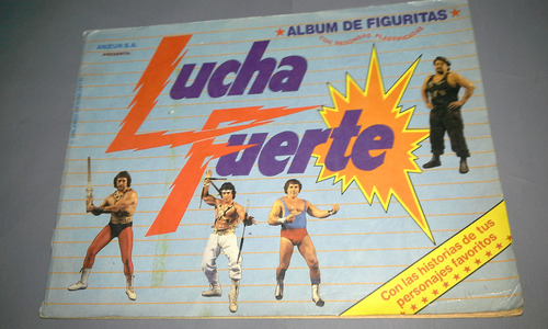 Lucha Fuerte Antiguo Album Figuritas Peucelle Luchador Ring