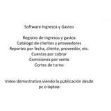 Sistema Control De Ingresos Y Gastos