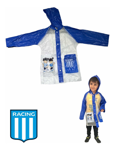 Piloto Infantil De Lluvia Racing Club Independiente Y Mas++