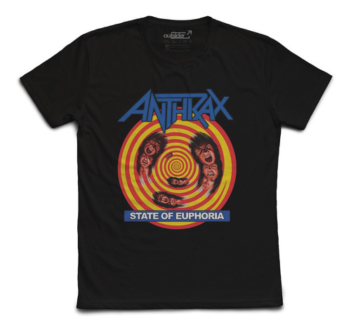 Remera Anthrax State Of Euphoria. Tienda Outsider