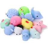 Kit 50 Pcs Mini Mochi Squishy Squeeze Toy Fidget Toy